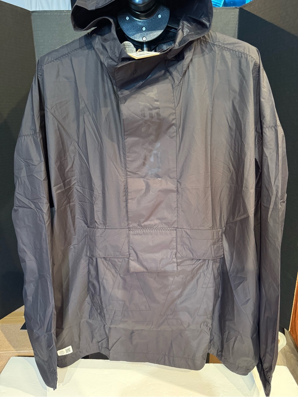 Men's Adidas Terrex Hooded Lightweight Windbreaker Black XL